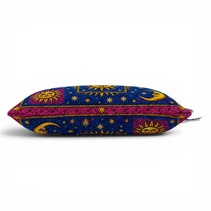 Celestial Patchwork Pillow Cover