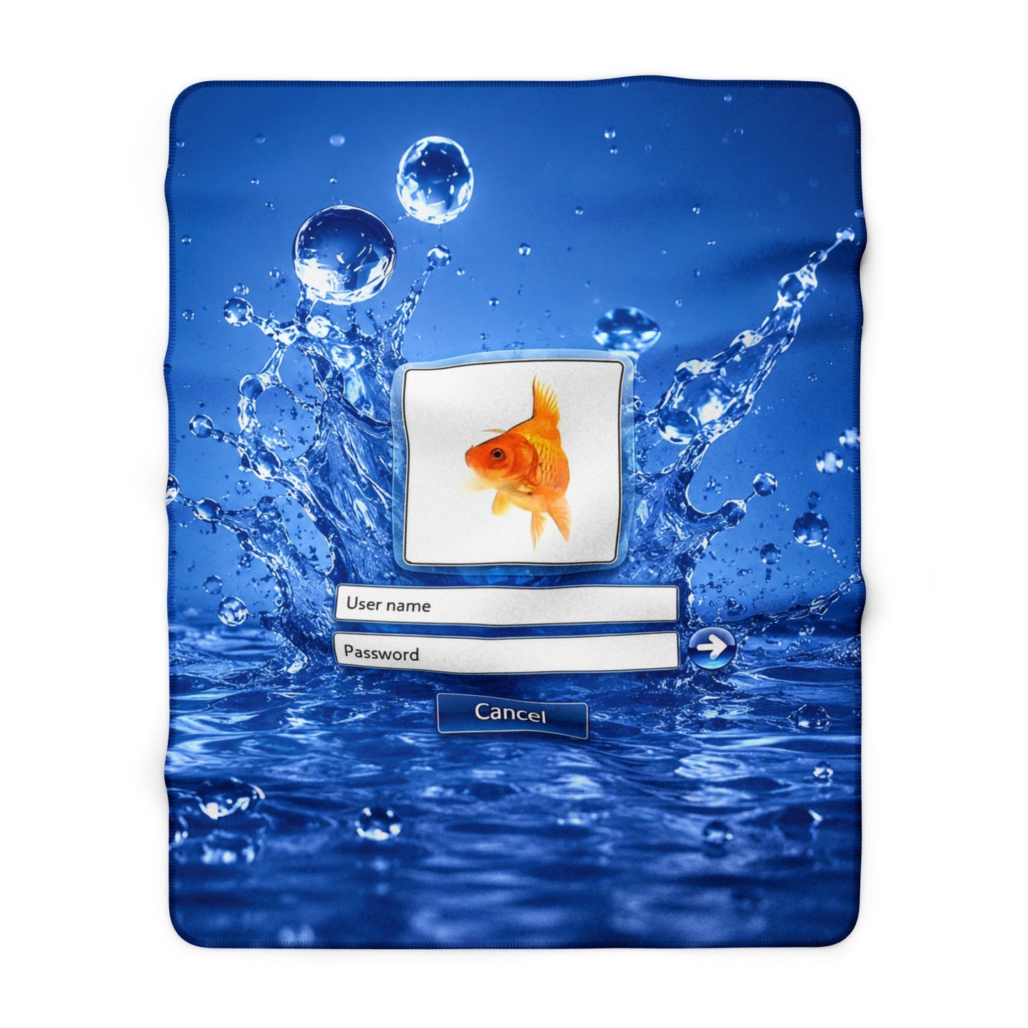 Liquid Login Sherpa Blanket