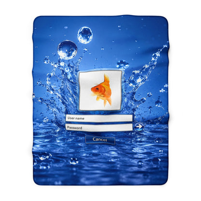 Liquid Login Sherpa Blanket