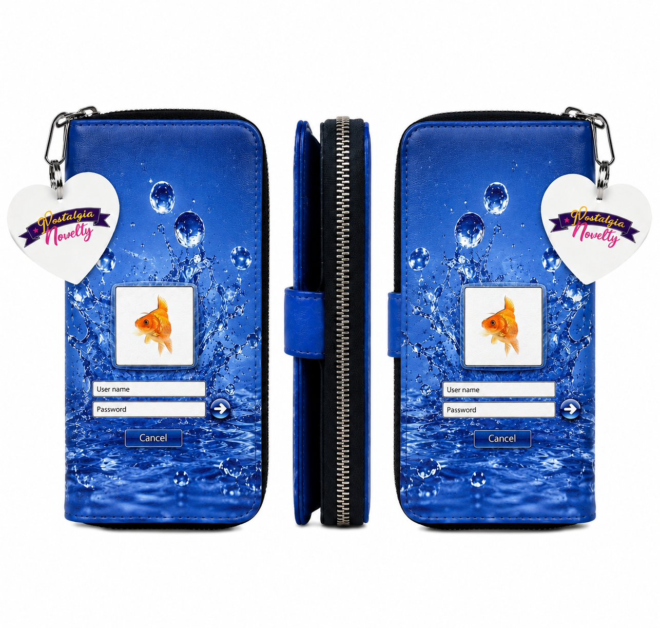 Liquid Login PU Leather Wallet