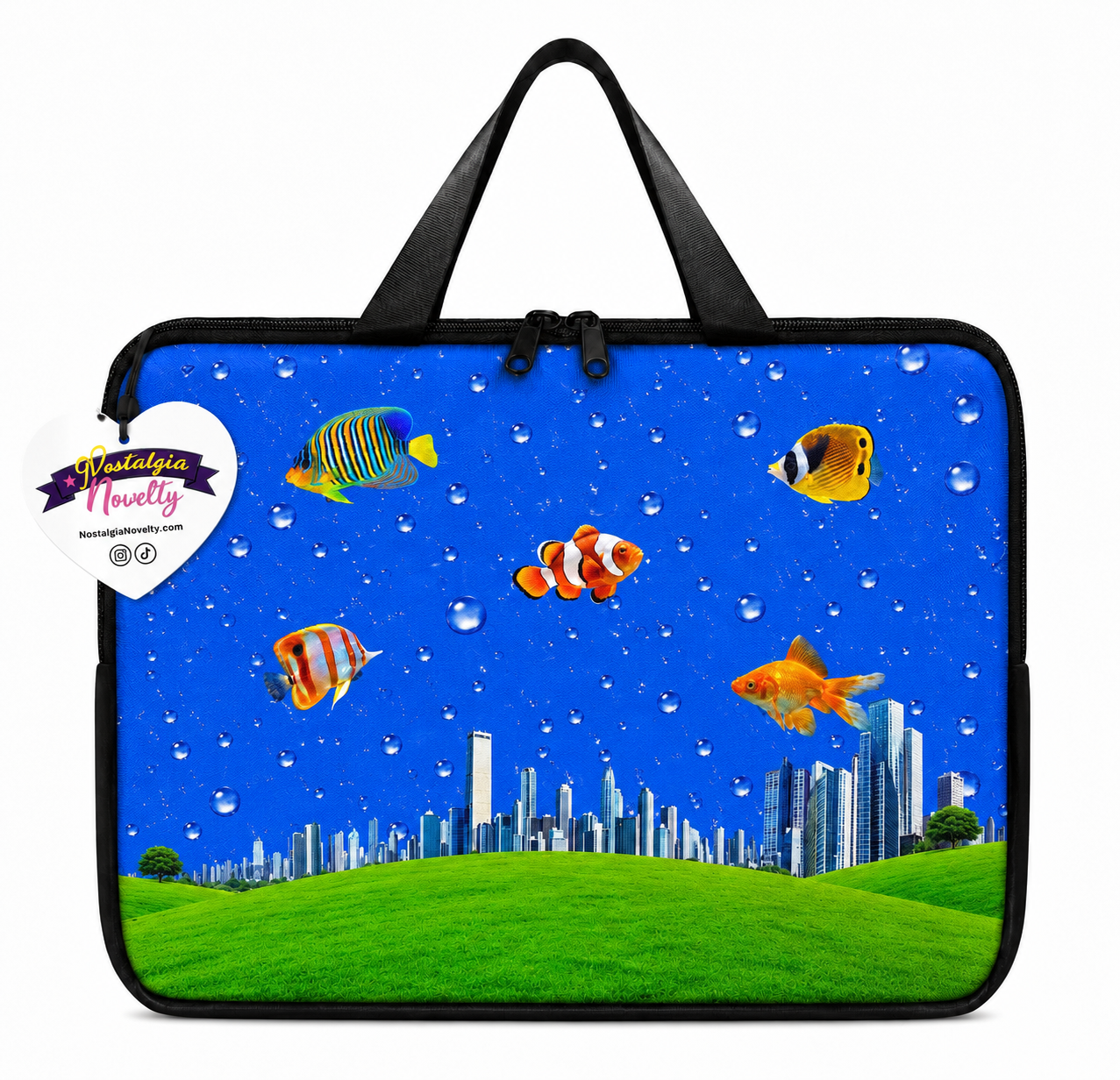 Fish City Laptop Bag
