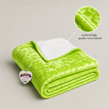 Consume Nostalgia Crushed Velvet Blanket