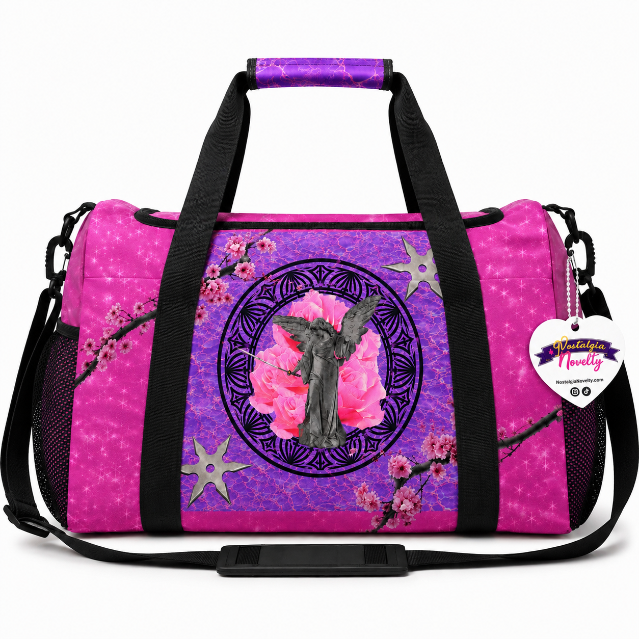 Digital Blossom XL Duffle Luggage Bag