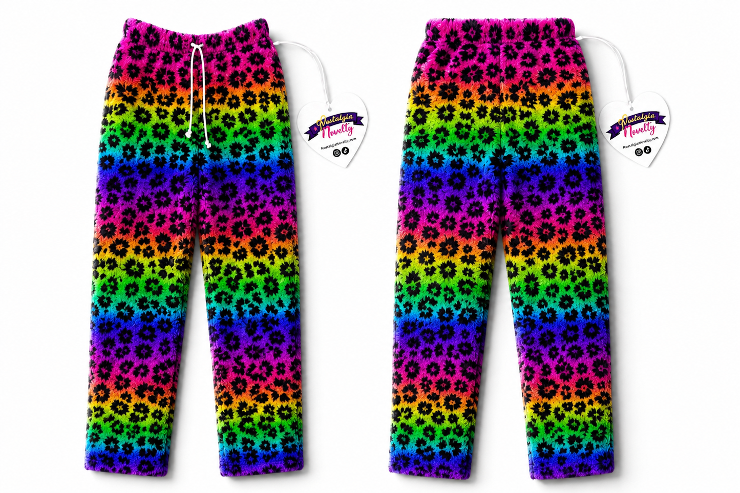Rainbow Leopard Pajama Pants