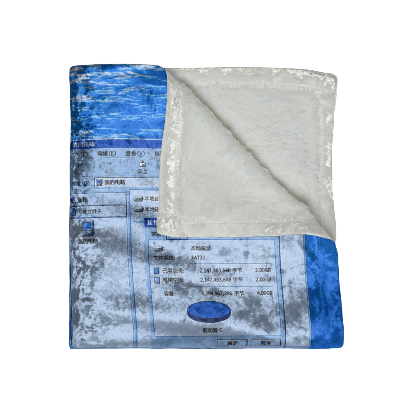 Cyber Dolphin Crushed Velvet Blanket