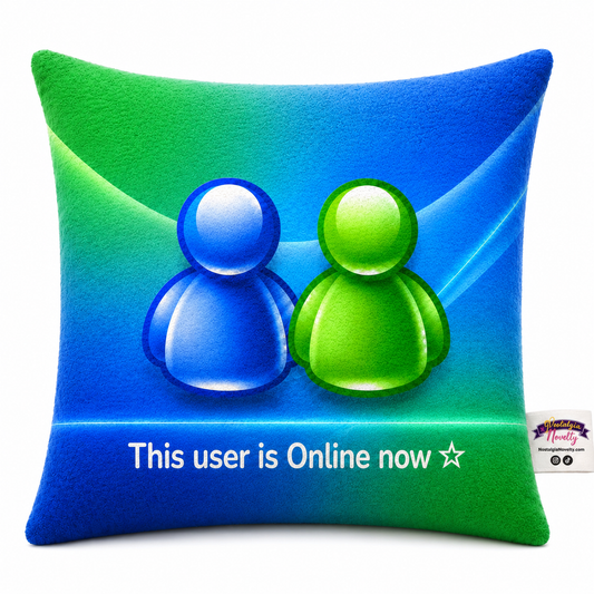 Frutiger Aero User Online Pillow Cover