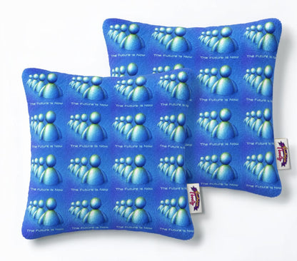 The Future Is Now Fuzzy Pillow Case