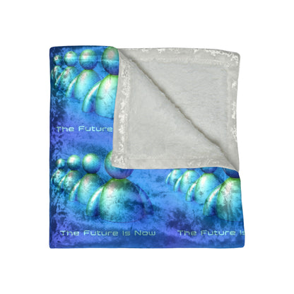 The Future is Now Crushed Velvet Blanket