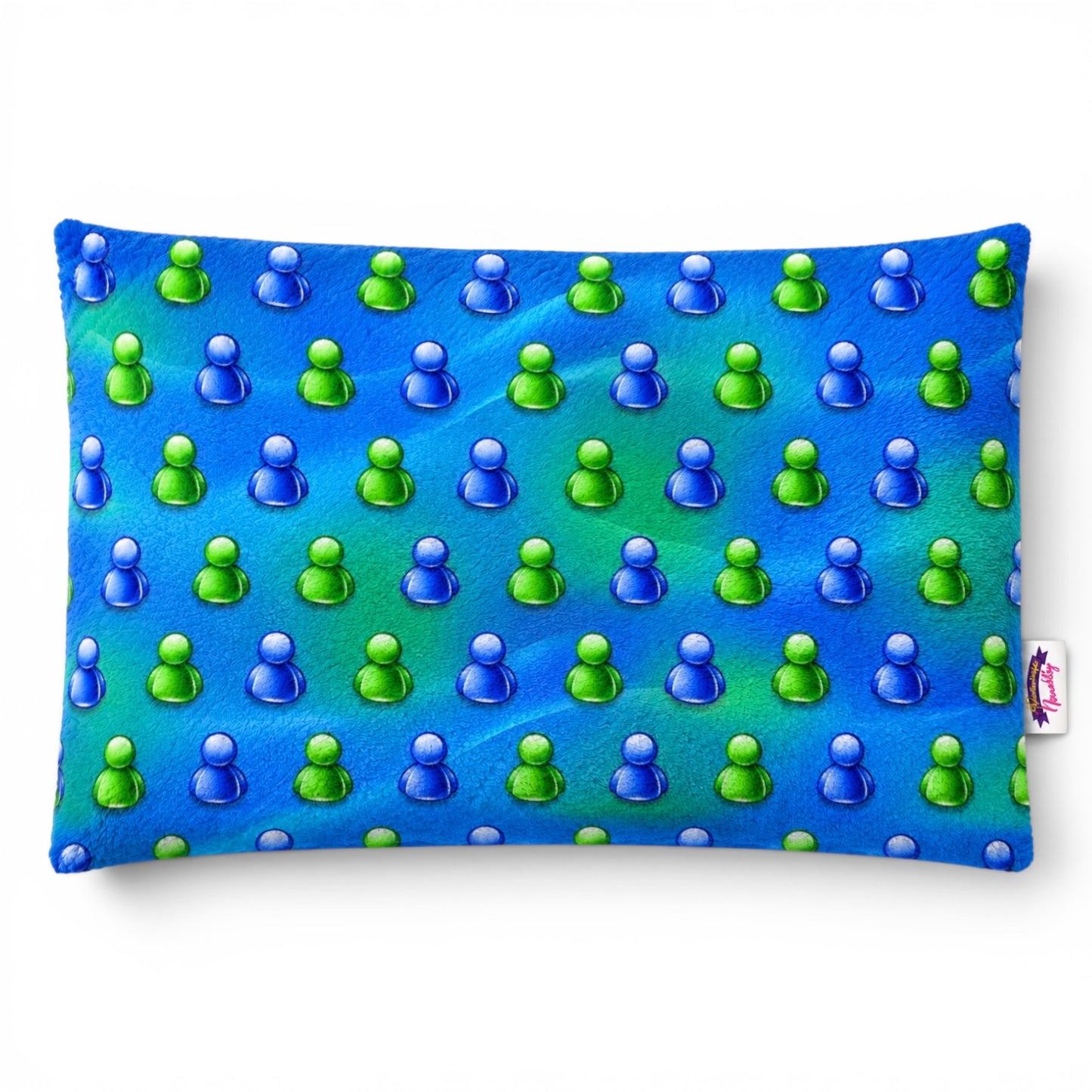 Messenger Fuzzy Pillow Shams King Queen