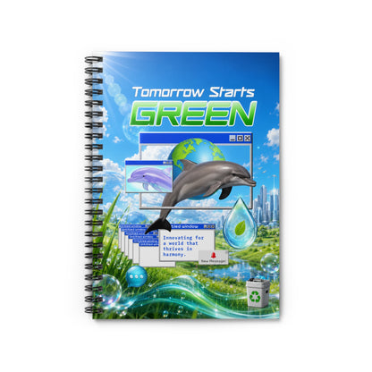 Tomorrow is Green Spiral Notebook