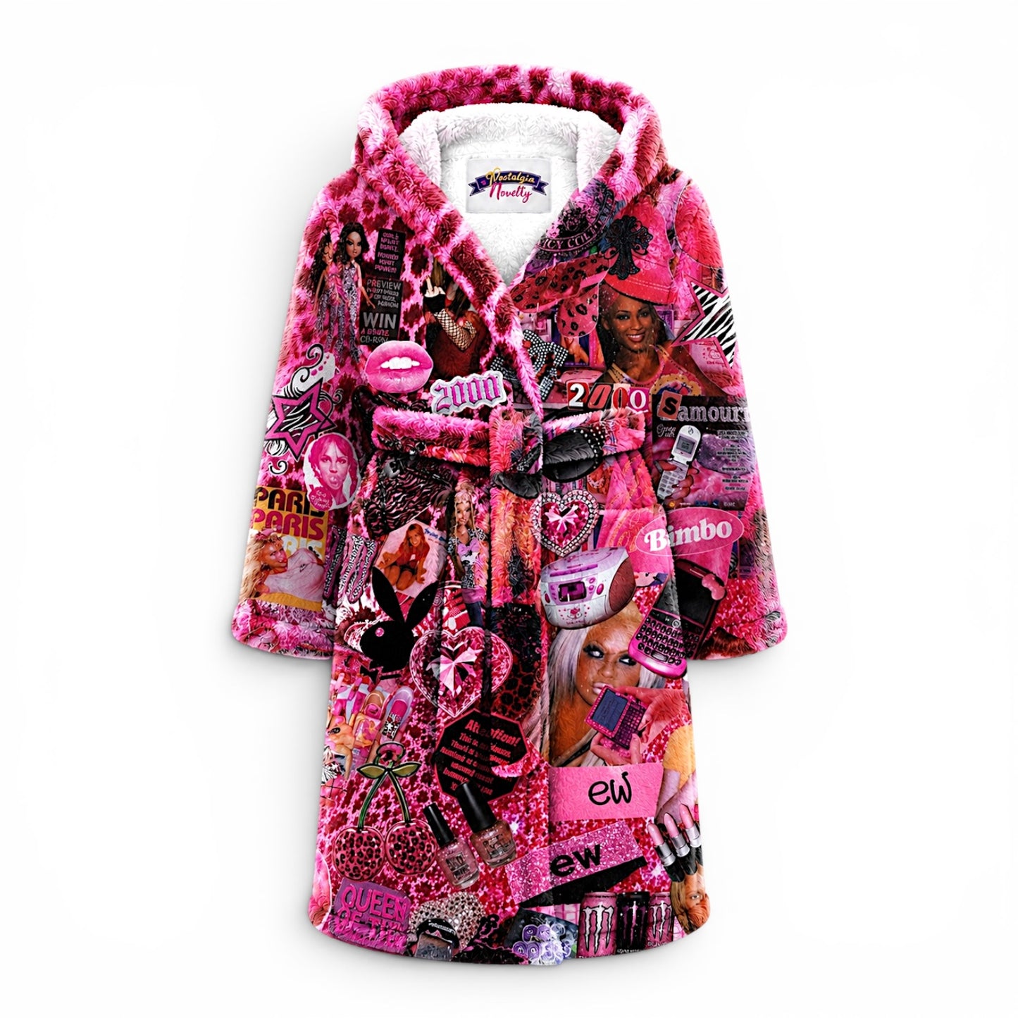Mcbling Y2k Kiss Sleeping Robe