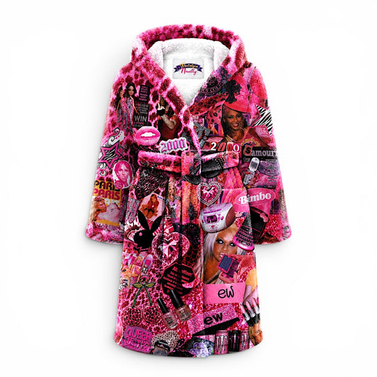 Mcbling Y2k Kiss Sleeping Robe